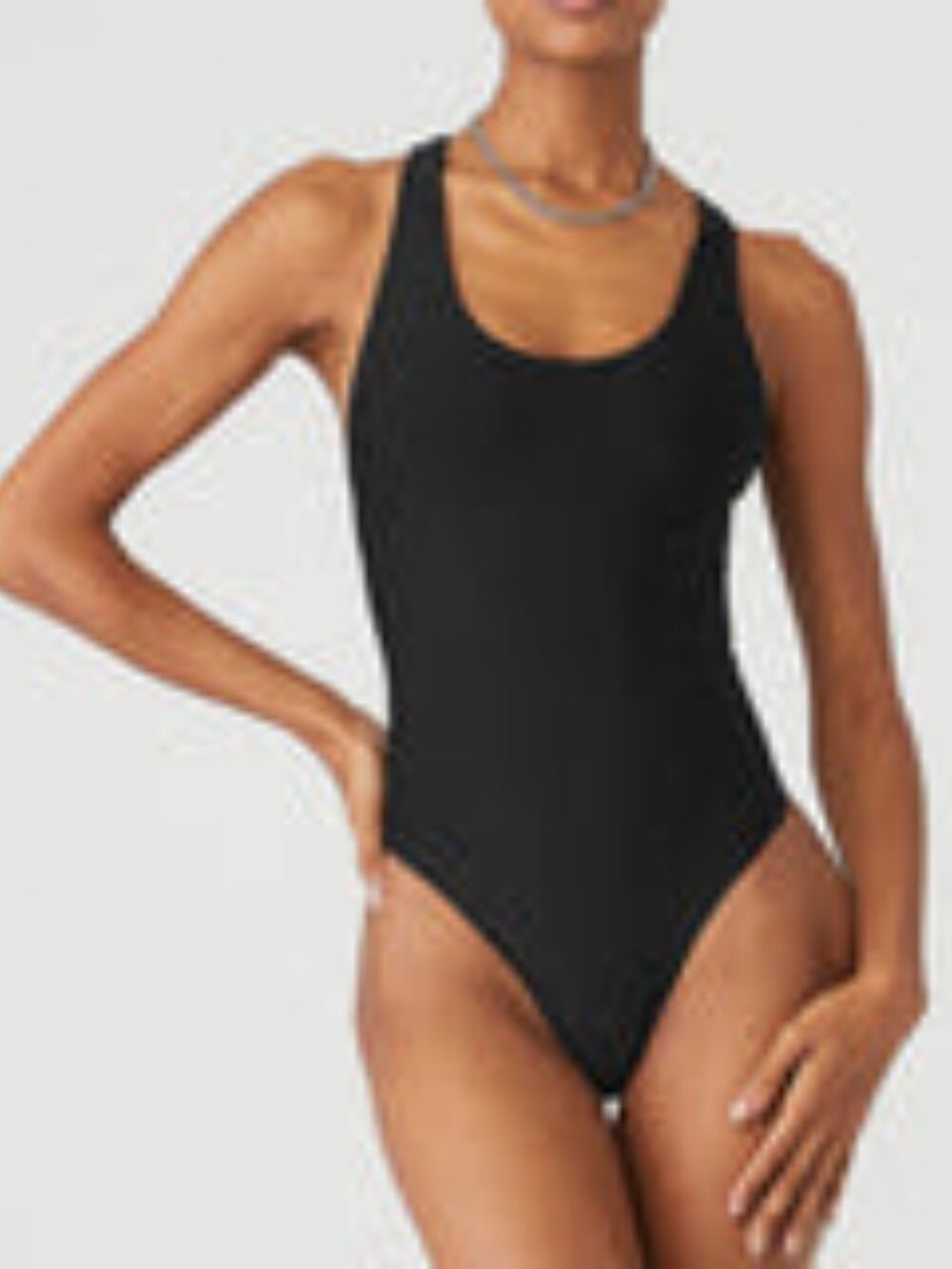 Alo | Airlift Barre Bodysuit, Black
